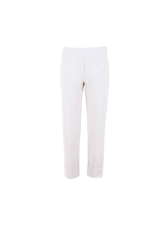 Peruzzi Turn Up Trouser Off White S26122L