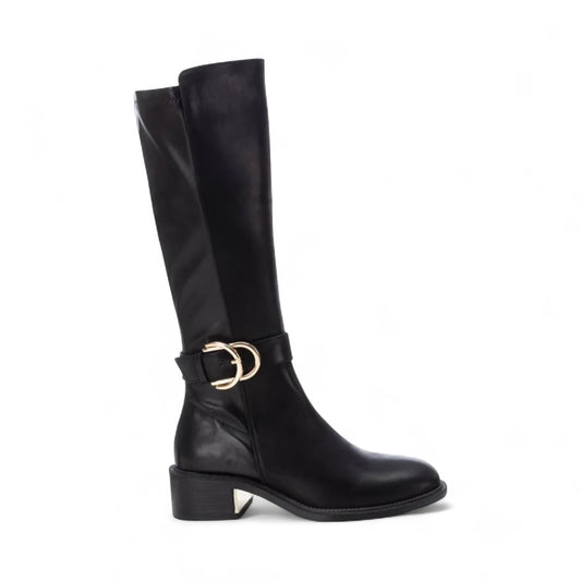 Xti Black Long Boots 143100