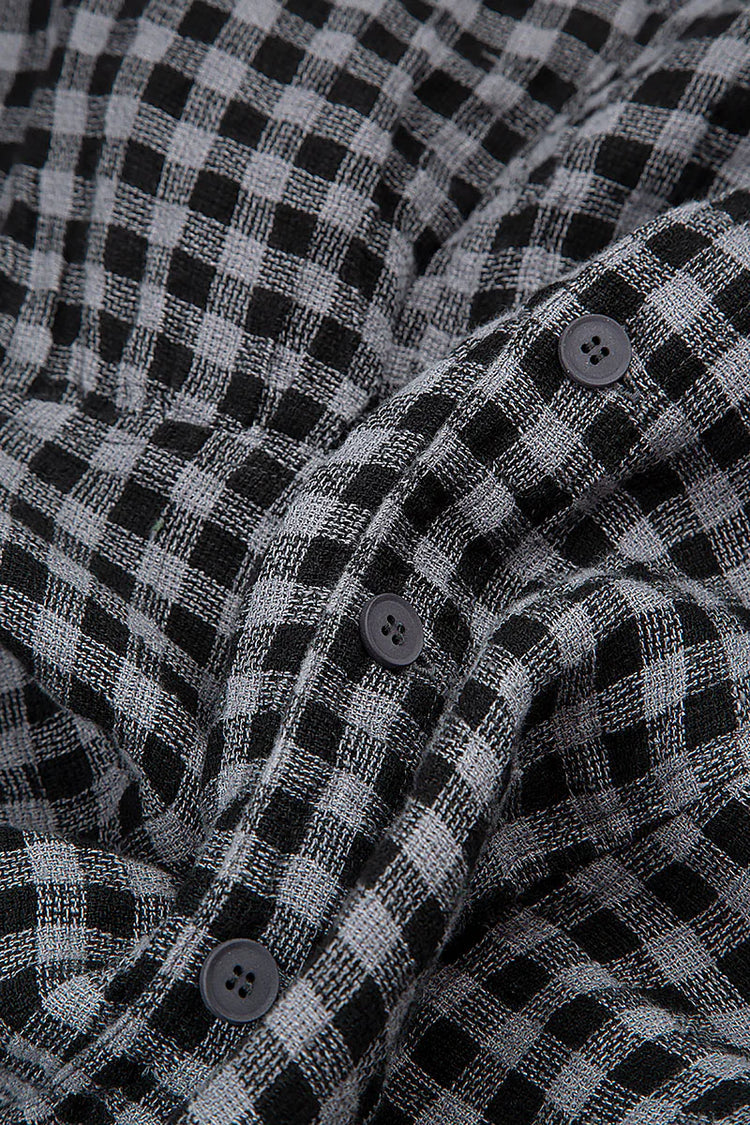 Grizas 7658-L280-12 Checked Jacket Top monochrome