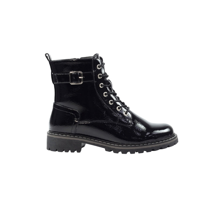 Lunar Parlour Black Patent Boots