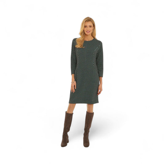 Pomodoro Coloured Jacquard Dress