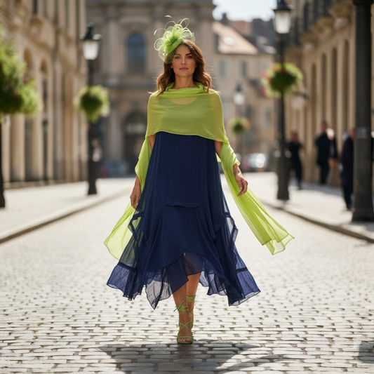 KOZAN SH-1970 MARTHA DRESS Cobalt