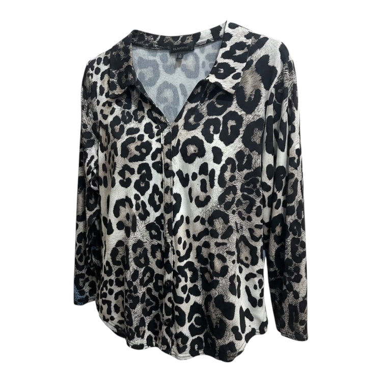 Claudia C Jersey Shirt 13709 Beige