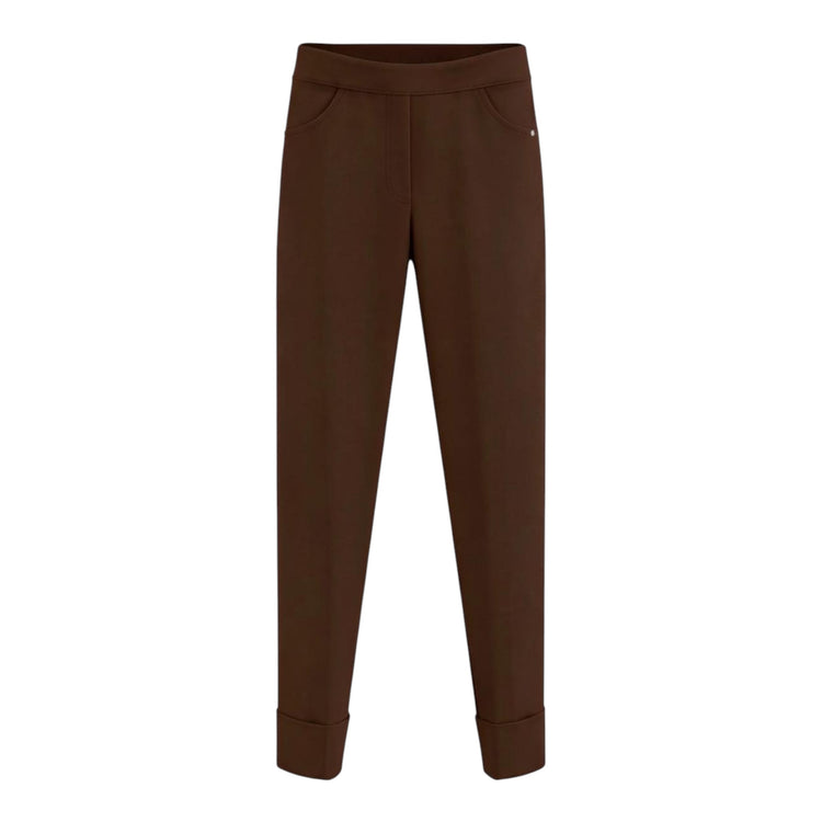 Peruzzi Turn Up Trouser Chocolate W26121