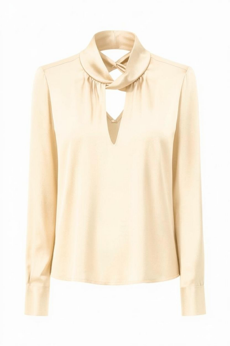 Peruzzi Twist Neck Top W26190