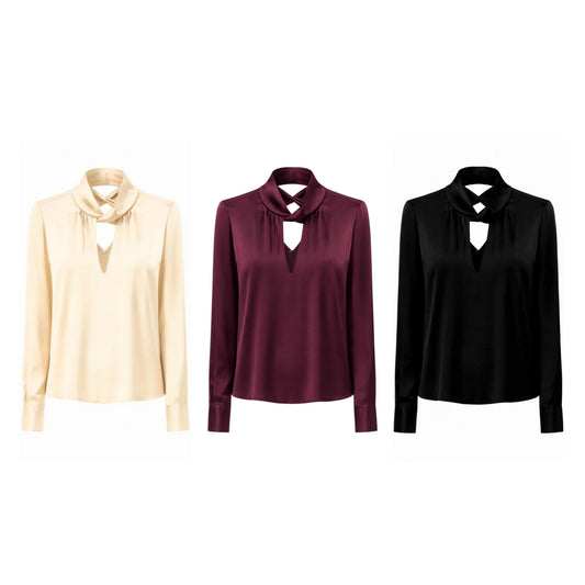 Peruzzi Twist Neck Top W26190