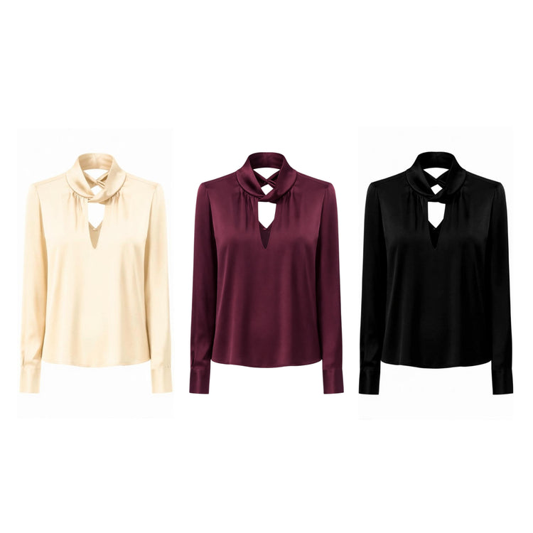 Peruzzi Twist Neck Top W26190