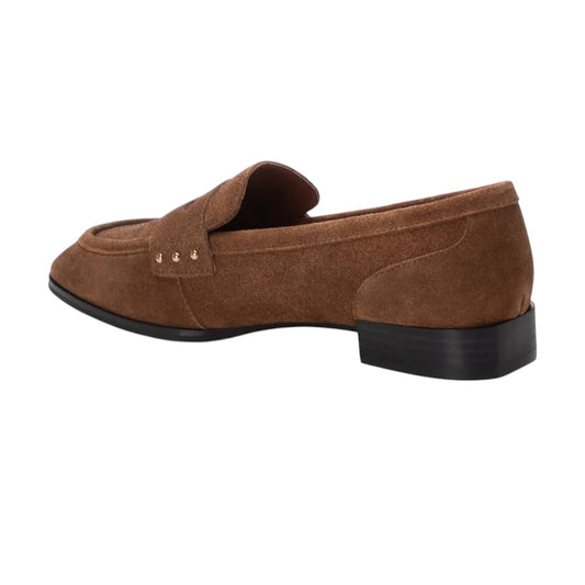 Carmela Taupe Suede Moccasins