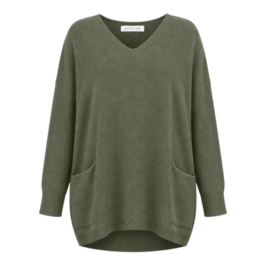 Amazing CaryfX Sweater Olive