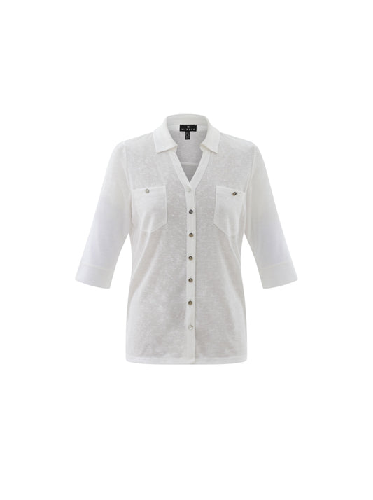 Marble Blouse 7844-102 White