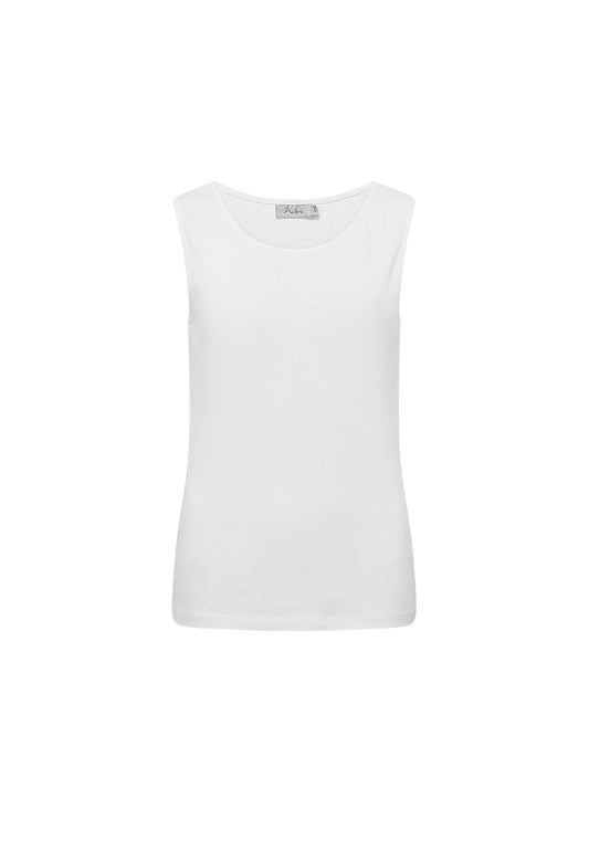 Adini Cotton Rib Lucy Top - White