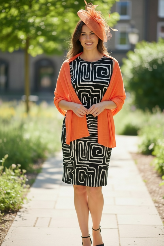 Pomodoro Graphic Shift Dress