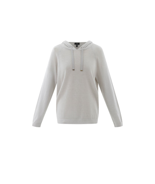 Marble Hoodie Sweater 7883 106 Dove Grey