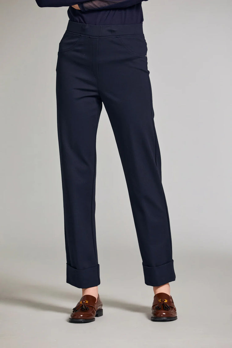 Peruzzi W24121 Classic Turn up Trouser Navy