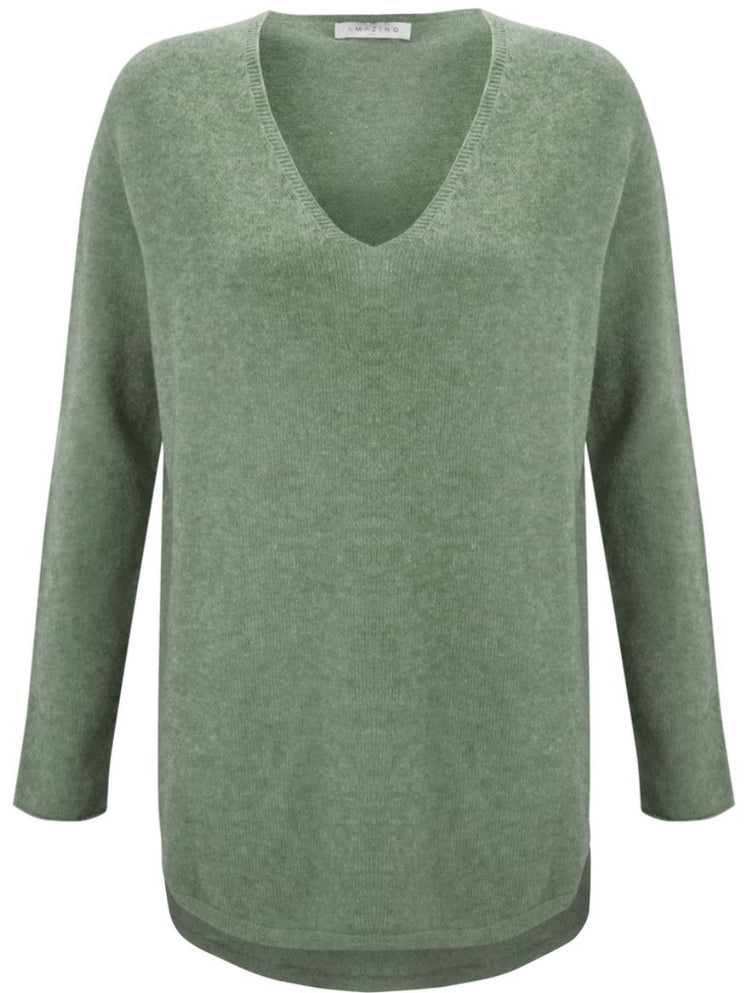 Amazing Perrie V-Neck Olive