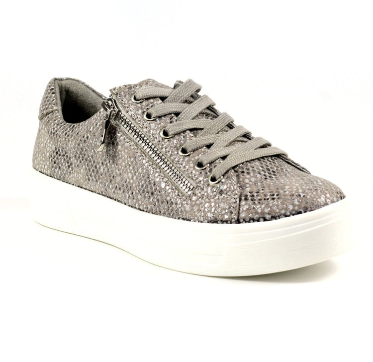 Lunar Judd Trainers Silver