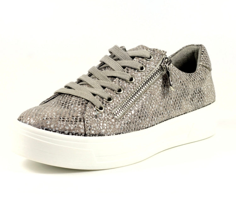 Lunar Judd Trainers Silver