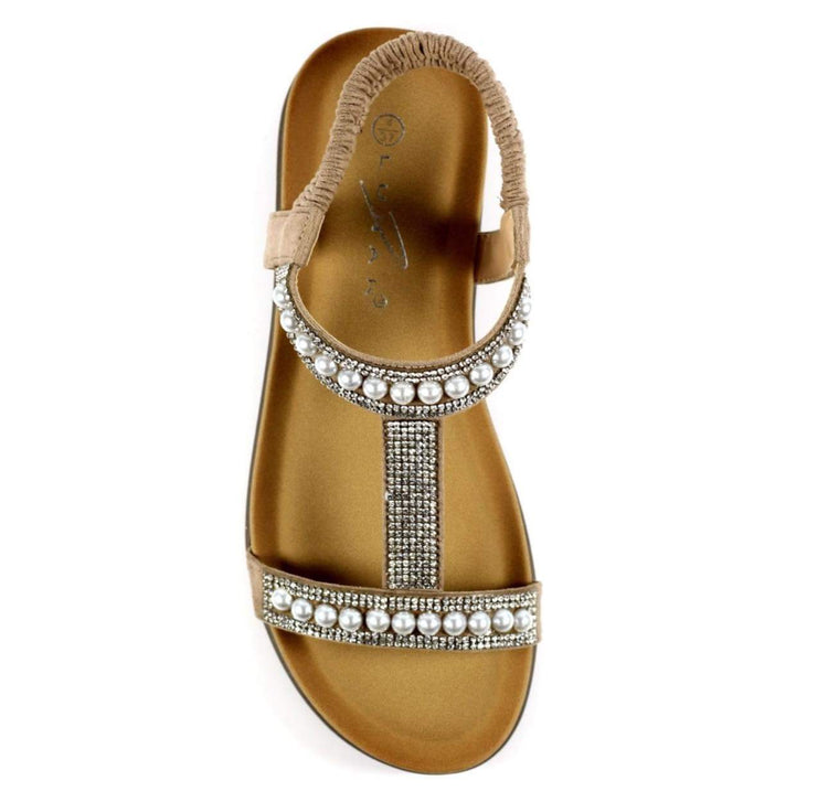 Lunar Tancy Pearl Sandal - Beige