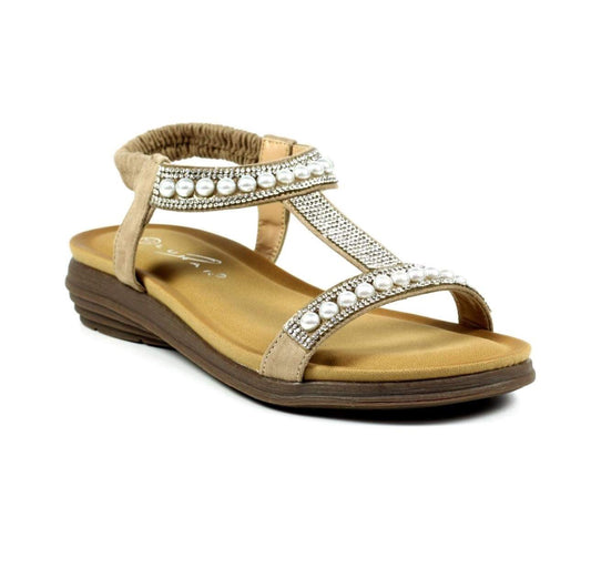 Lunar Tancy Pearl Sandal - Beige