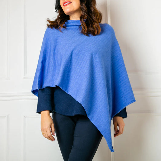 Tilley Poncho Cornflower Blue