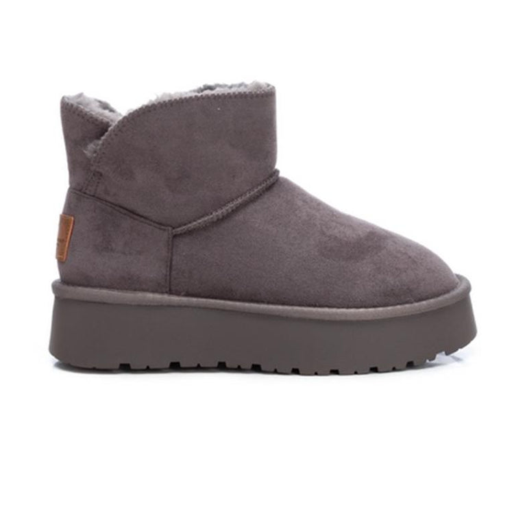 Xti Antelina Fur Lined Boots Grey
