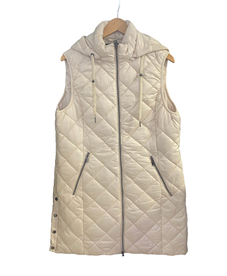 Normann Quilted Gilet Ivory