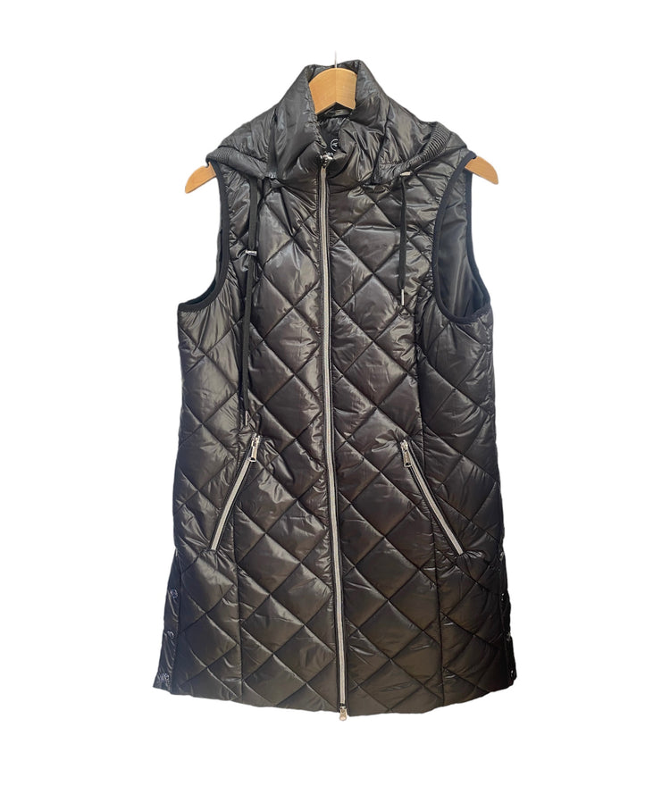 Normann Quilted Gilet Black