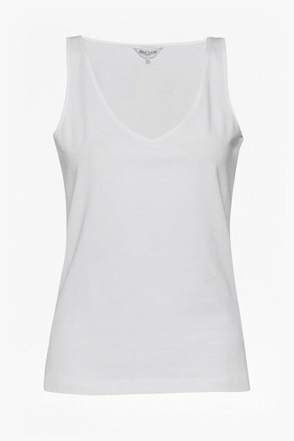 Essentials Fitted Stretch Vest WHITE