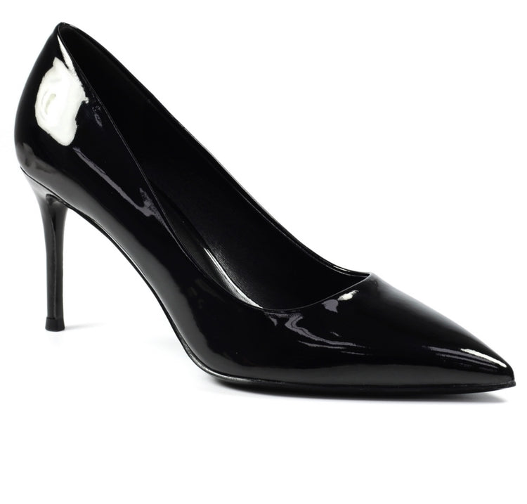 Moscow Black Court Shoe