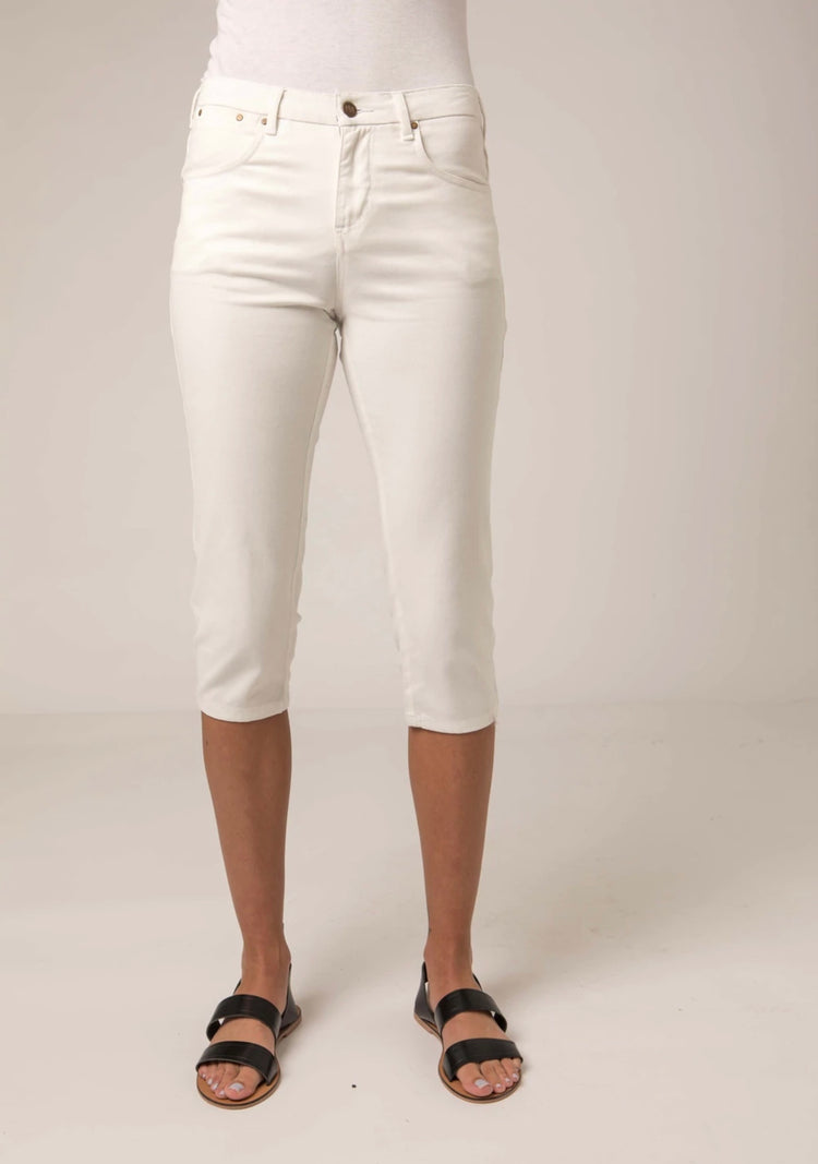 Mistral Cropped Trouser White