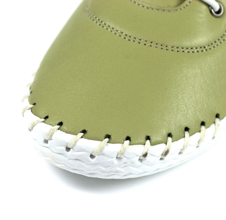 St Ives Khaki Plimsoll