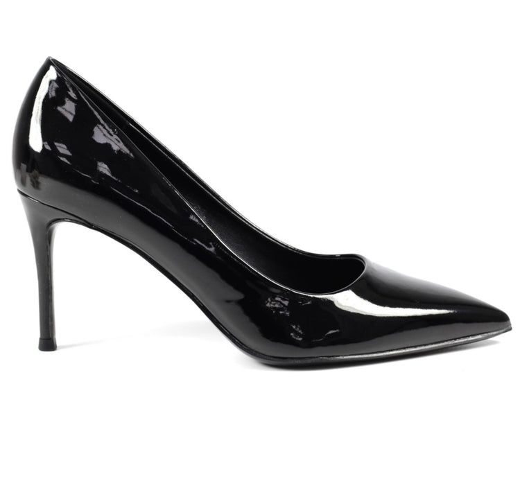 Moscow Black Court Shoe